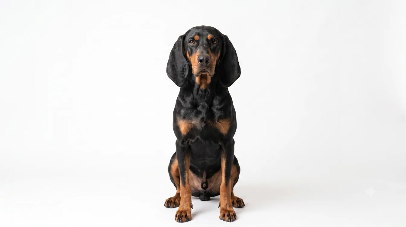 블랙 앤 탄 쿤하운드 (Black and Tan Coonhound) 사진