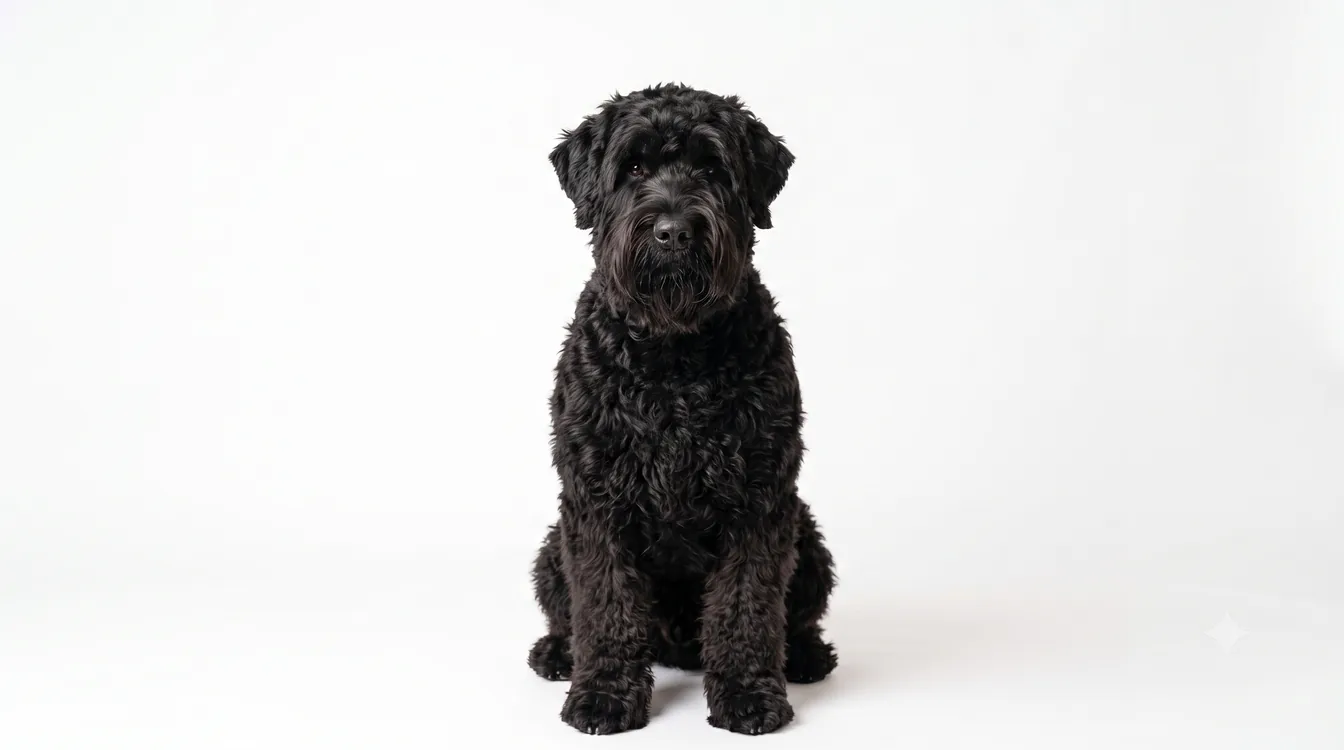 블랙 러시안 테리어 (Black Russian Terrier) 사진