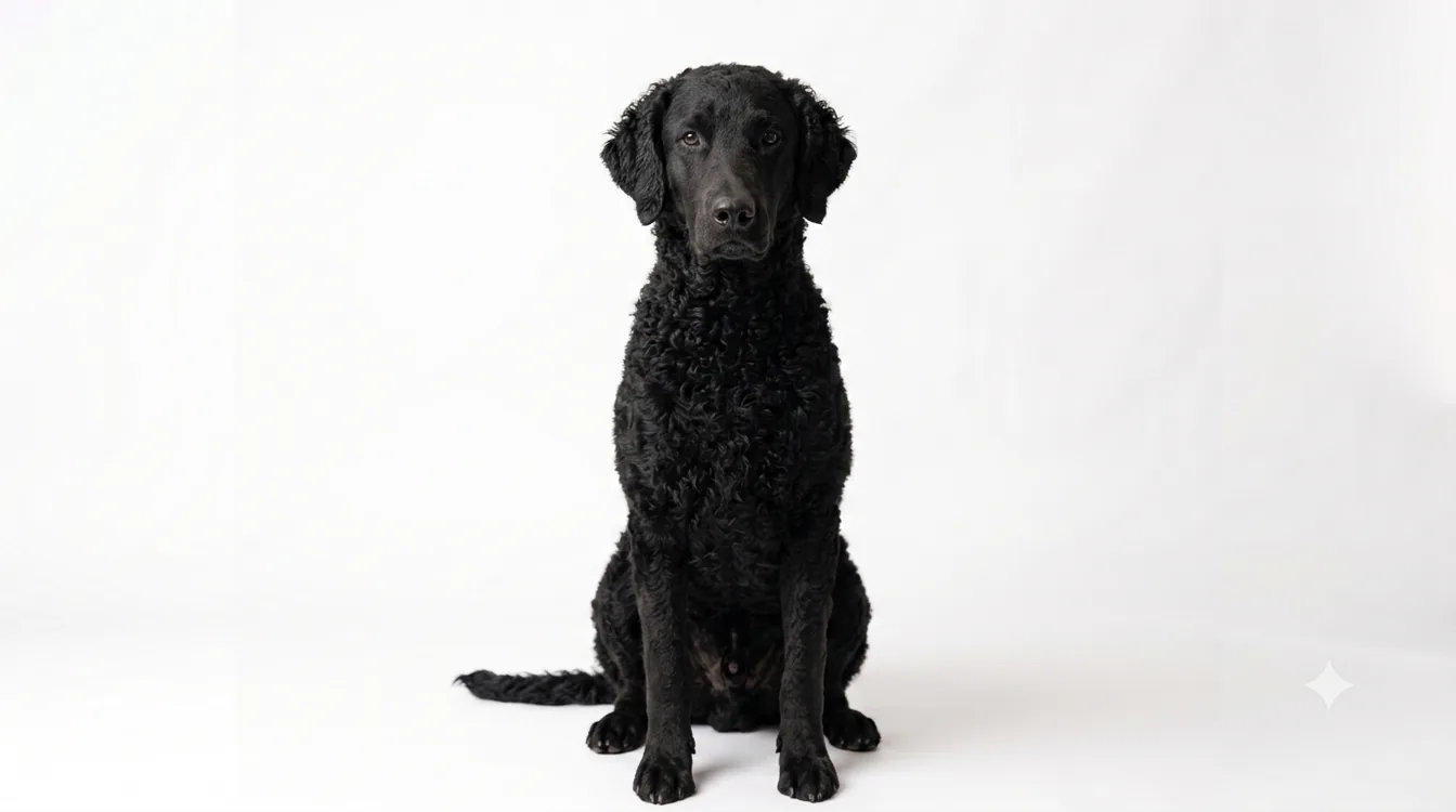 컬리 코티드 리트리버 (Curly-Coated Retriever) 사진