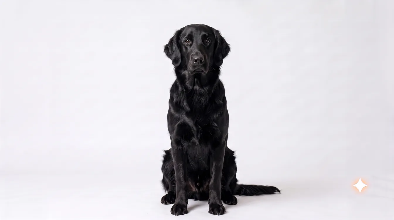 플랫 코티드 리트리버 (Flat-Coated Retriever) 사진