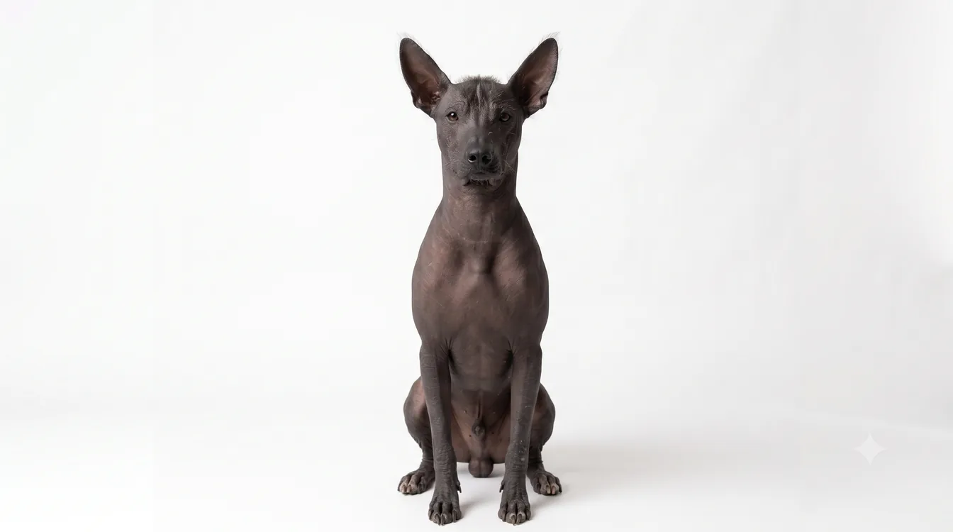 숄로이츠퀸틀리 (Xoloitzcuintli) 사진